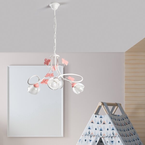 ONLI - Детски полилей BUTTERFLY 3xE14/6W/230V