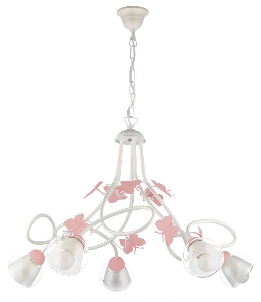 ONLI - Детски полилей BUTTERFLY 5xE14/6W/230V