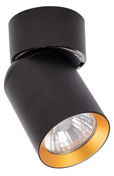 Спот ANDY 1xGU10/8W/230V черен/златист