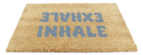 Изтривалка от кокосови влакна 40x60 cm Inhale Exhale – Artsy Doormats