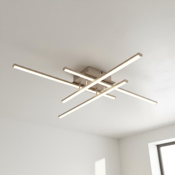 Brilagi - LED таванно осветително тяло STRIPES LED/37W/230V сребристо