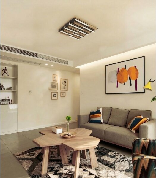 Wofi 9031-1006 - LED Димируем плафон PALERMO LED/40W/230V дърво