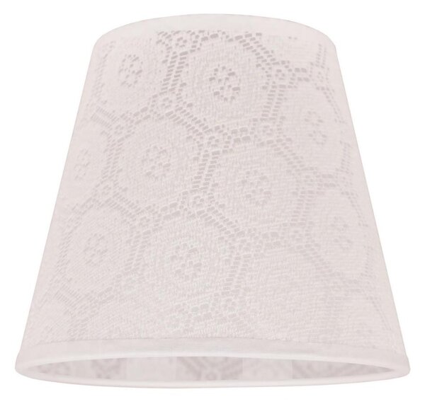 Duolla - Абажур за настолна лампа SOFIA XS E14 пр. 18,5 см бял