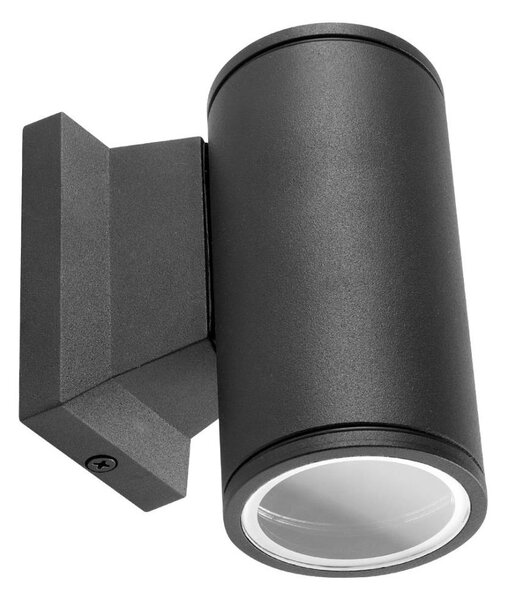 Aigostar - Екстериорен аплик 1xGU10/230V черен IP65 кръгъл