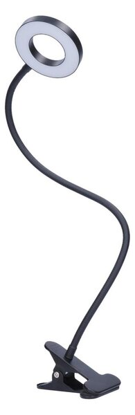 Solight WO66-B- димируема LED настолна лампа с щипка LED/8W/230V 3000/4000/5000K черна