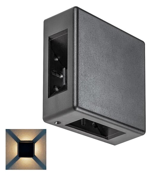 Rabalux 7317 - LED Екстериорен аплик LIPPA LED/6W/230V IP54 черен