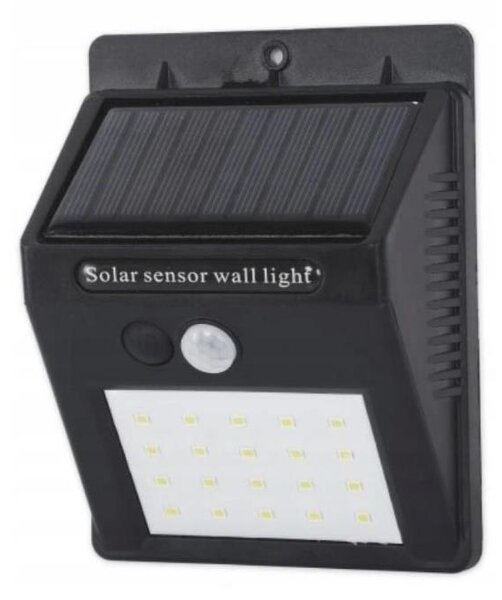 Соларна LED стенна лампа със сензор LED/0,55W/3,7V 1200 mAh IP65