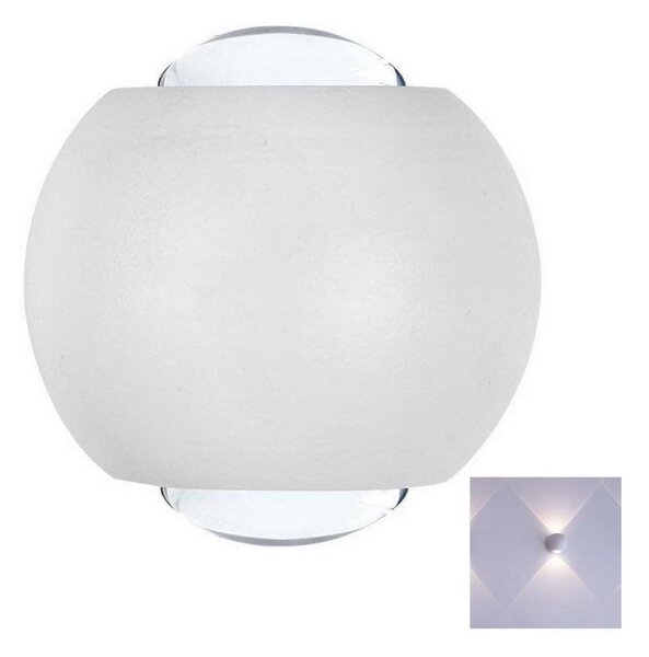 LED Екстериорен аплик LED/2W/230V 4000K IP54 бял