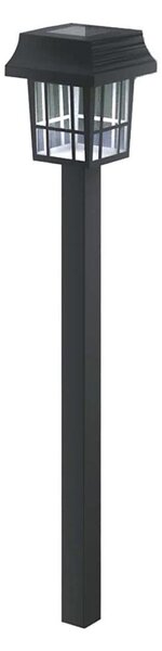 Aigostar - LED соларна лампа 0,006W/1,2V, 32 см, черна, 6500K, IP44