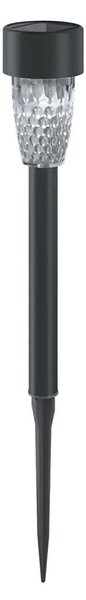 Aigostar - LED соларна лампа LED/0,006W/1,2V 29,7 см черна 6500K IP44