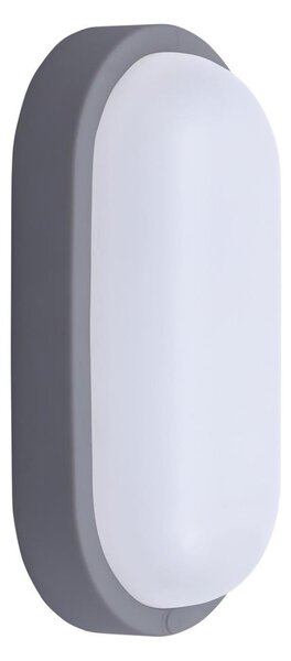 Solight WO744-G- LED Екстериорен аплик LED/13W/230V 4000K IP54 сив овален