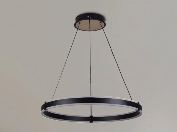 Brilagi-LED Димируем полилей на кабел CIRCLE LED/85W/230V 3000-6500K черен + дистанционно управление