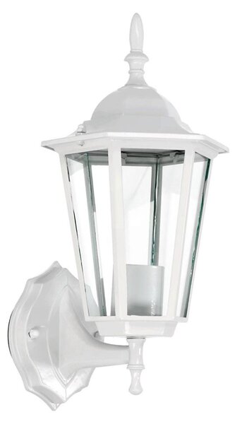 Екстериорен аплик 1xE27/60W/230V IP44 бял