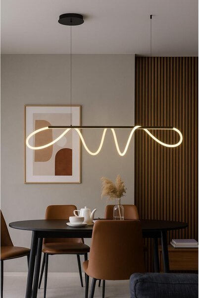 Zuma Line 20006PM-BK - LED Пендел BALBO LED/45W/230V 3000/4000/6000K
