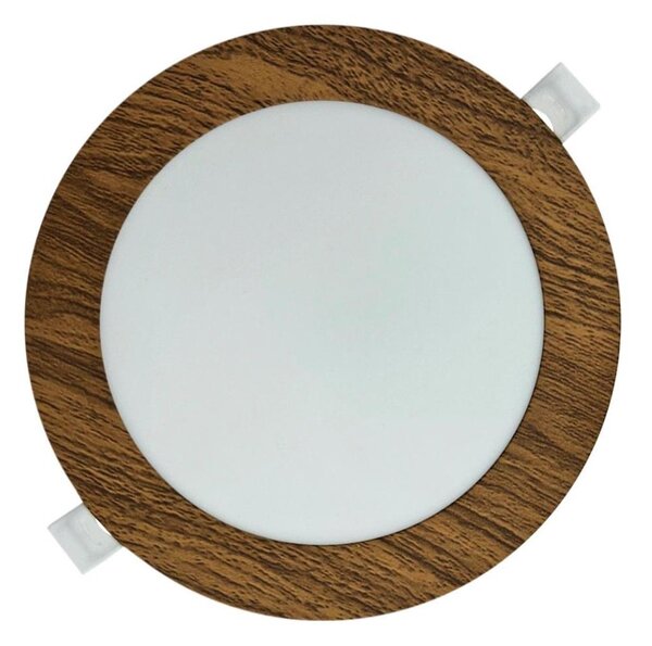 LED Лампа за окачен таван CIRCLE LED/12W/230V 4200K Ø 16,7 см кафяв