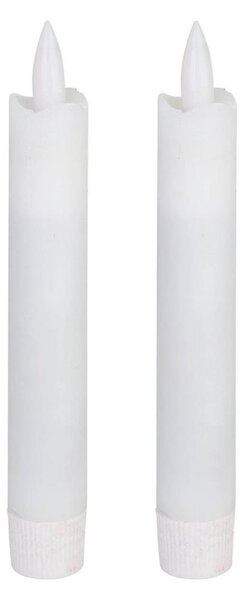 Eglo 422218 - Комплект 2x LED свещ ANTANABE LED/1xAAA 15 см бяла
