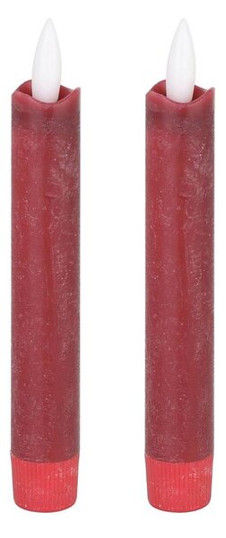 Eglo 422216 - К-кт 2x LED свещ ANTANABE LED/1xAAA 15 см червен