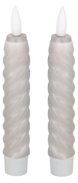 Eglo 422229 - К-кт 2x LED свещ ANDRAFIABE LED/1xAAA 15 см сив