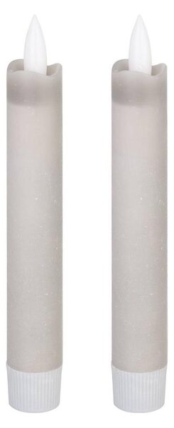 Eglo 422223 - Комплект 2 LED свещи ANTANABE LED/1xAAA 15 см сиви