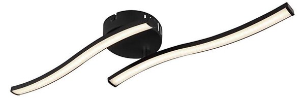 Globo 67178SC - LED Плафониера ELOISE 2xLED/6W/230V черен