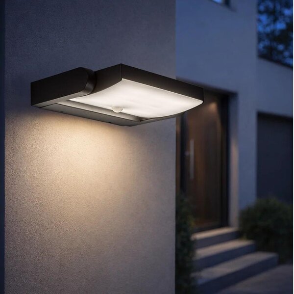 Brilagi-LED Външно стенно осветително тяло ANKLE с вграден сензор LED/18W/230V 3000K IP65