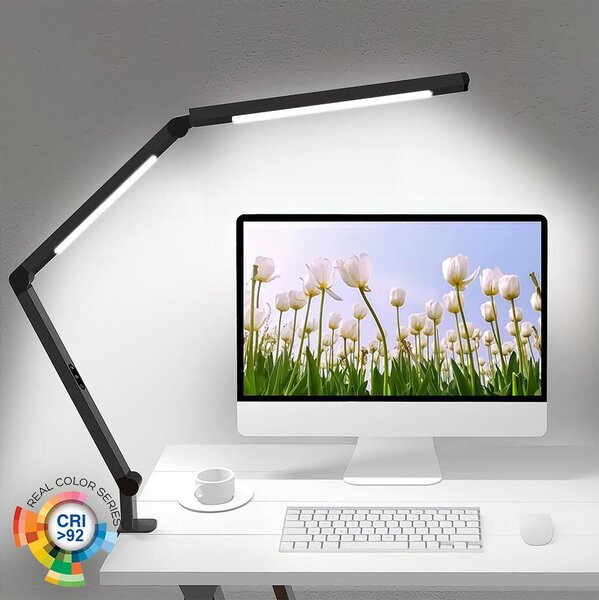 Brilagi - LED Димируема сензорна настолна лампа VARIO LED/12W/230V 3000-6500K черен