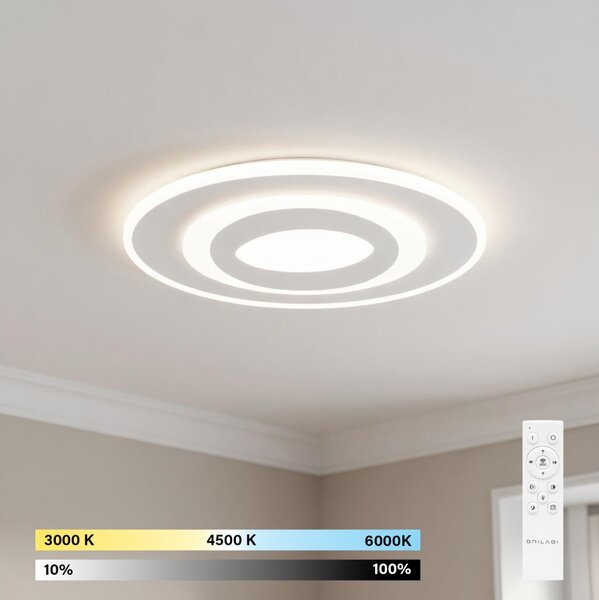 Brilagi - Димируемо LED таванно осветително тяло MODERN LED/45W/230V 3000-6000K + дистанционно управление