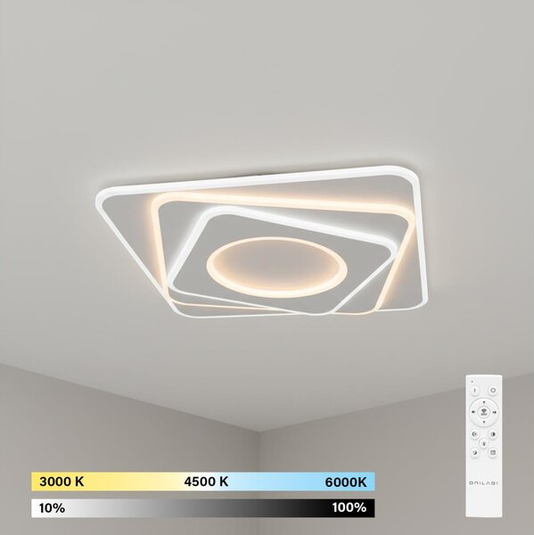Brilagi - Димируемо LED таванно осветително тяло MODERN LED/100W/230V 3000-6000K + дистанционно управление