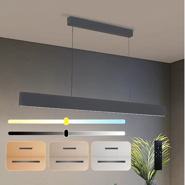 Brilagi - LED Димируем пендел SLIMLINE LED/40W/230V 3000-6000K антрацит + д.у