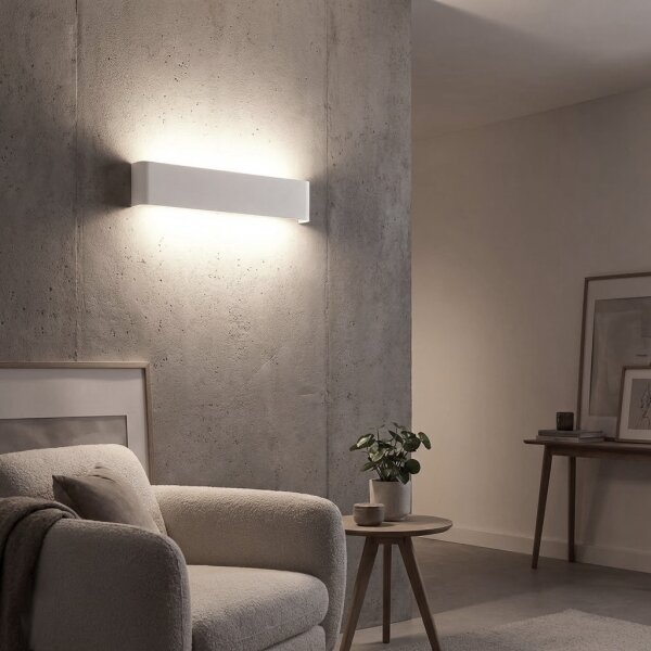 Ideal Lux - LED аплик DELTA LED/19,5W/230V 4000K 61 см CRI 90 бял