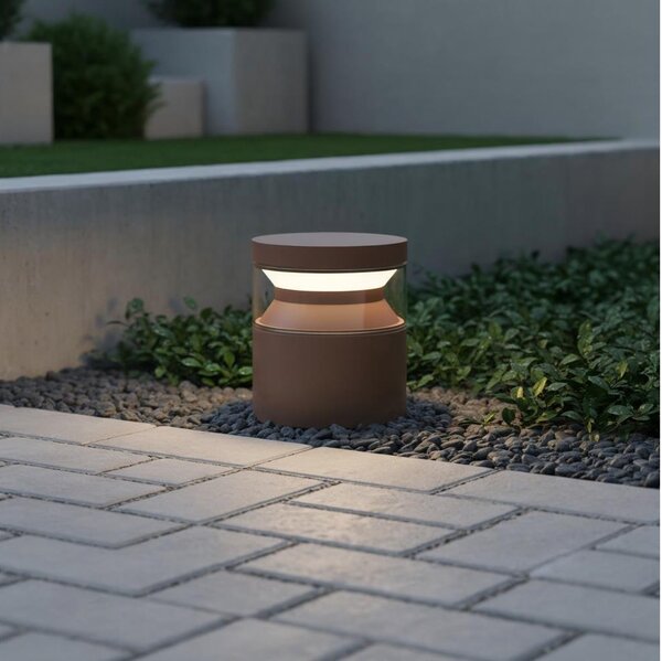 Ideal Lux - LED Екстериорна лампа BOEING LED/14W/230V 15 см IP65 кафяв