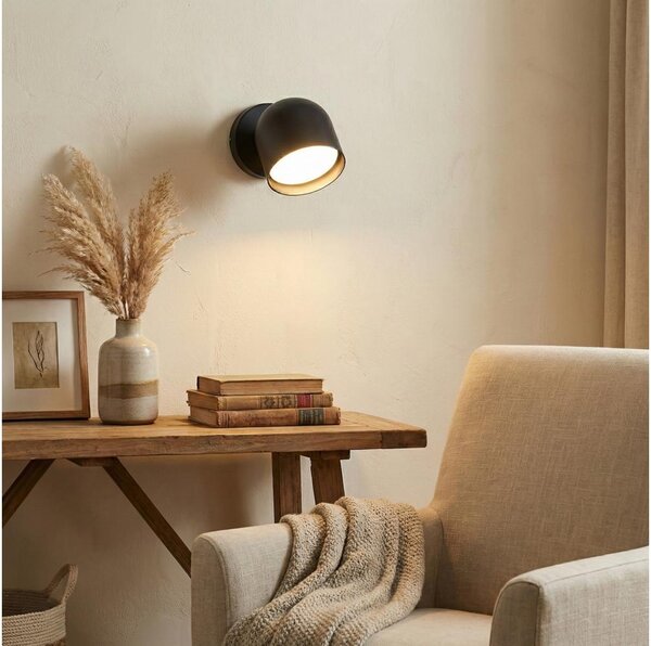 Ideal Lux - LED Стенен спот DODO 1xGX53/9W/230V черен