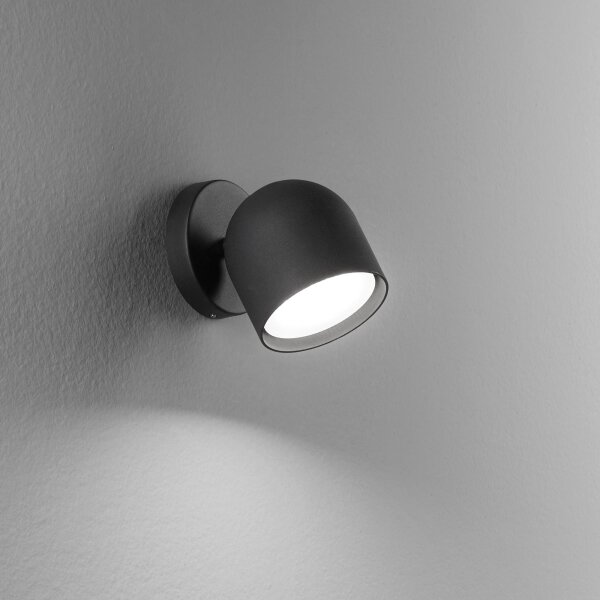 Ideal Lux - LED Стенен спот DODO 1xGX53/9W/230V черен