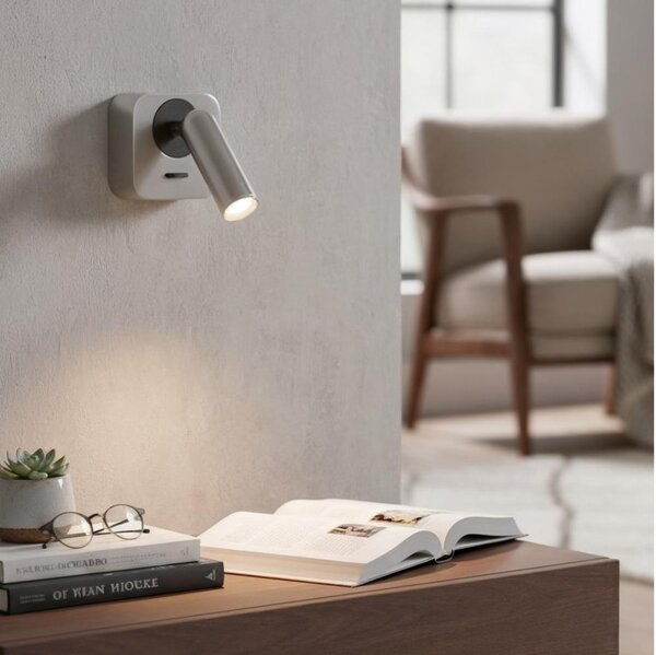 Ideal Lux - LED Стенен спот BEAN LED/3W/230V CRI 90 лъскав хром