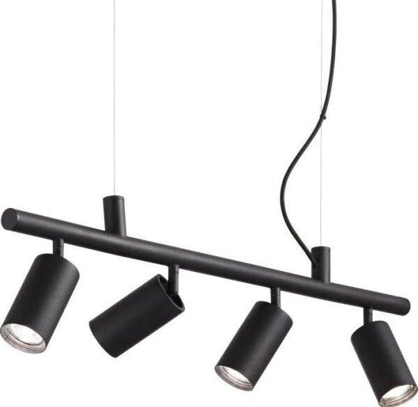 Ideal Lux - LED Пендел DYNAMITE 4xGU10/7W/230V CRI 90 черен