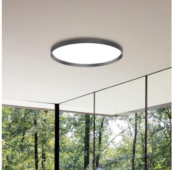 Ideal Lux-LED Плафониера FLY LED/26W/230V 2700K Ø 45 см CRI90 IP40 черен