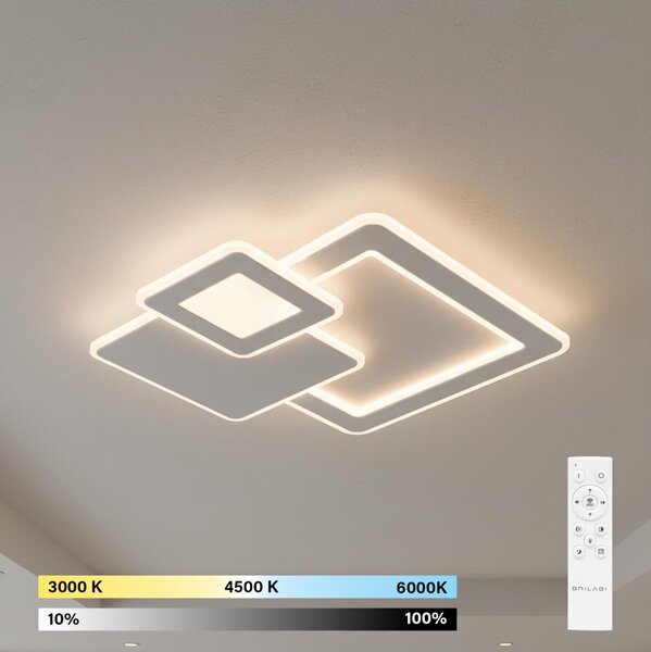 Brilagi - Димируемо таванно осветително тяло MODERN LED/93W/230V 3000-6000K + с дистанционно управление