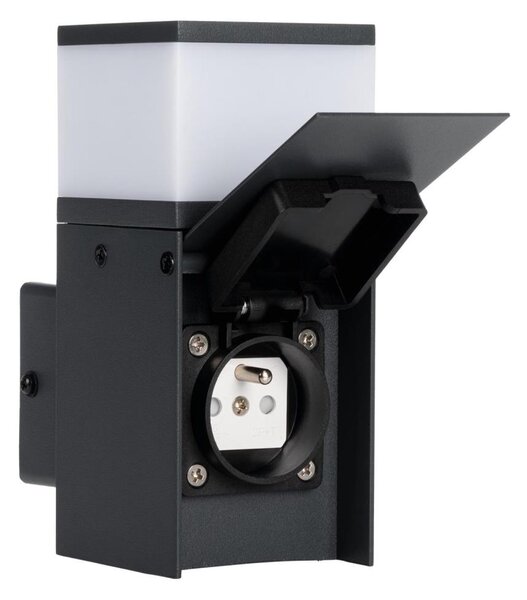 Kanlux 38761-Екстериорен аплик с букса DASTEN 1xG9/11W/230V IP44 черен