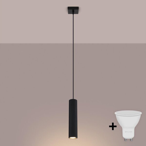 Brilagi - LED полилей на кабел CRESTO 1xGU10/10W/230V черен