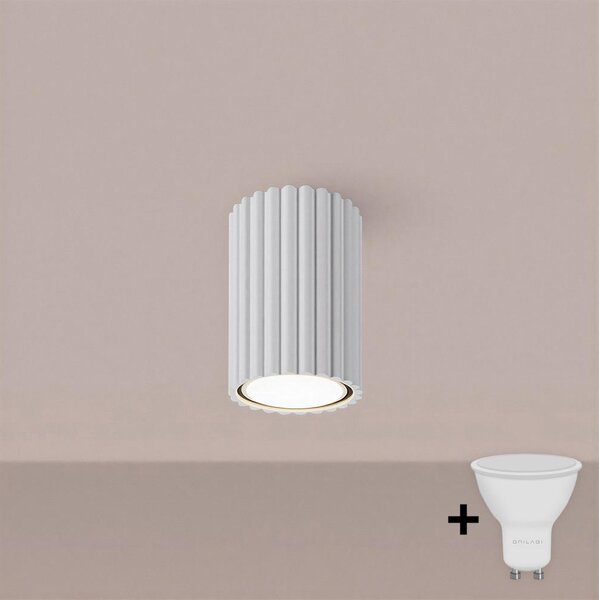 Brilagi - LED точково осветително тяло CRESTO 1xGU10/10W/230V 10 cm бяло