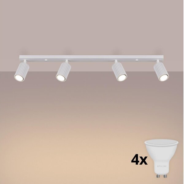 Brilagi - LED точково осветително тяло CRESTO 4xGU10/10W/230V бяло