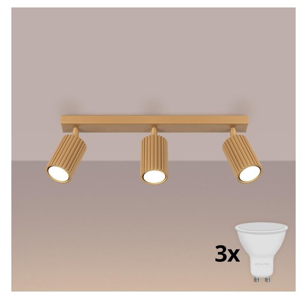 Brilagi - LED точково осветително тяло CRESTO 3xGU10/10W/230V златно