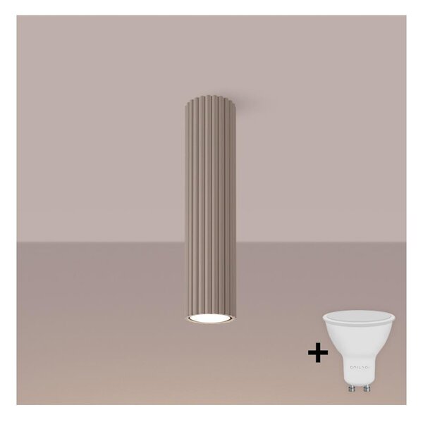 Brilagi - LED точково осветително тяло CRESTO 1xGU10/10W/230V 30 cm taupe