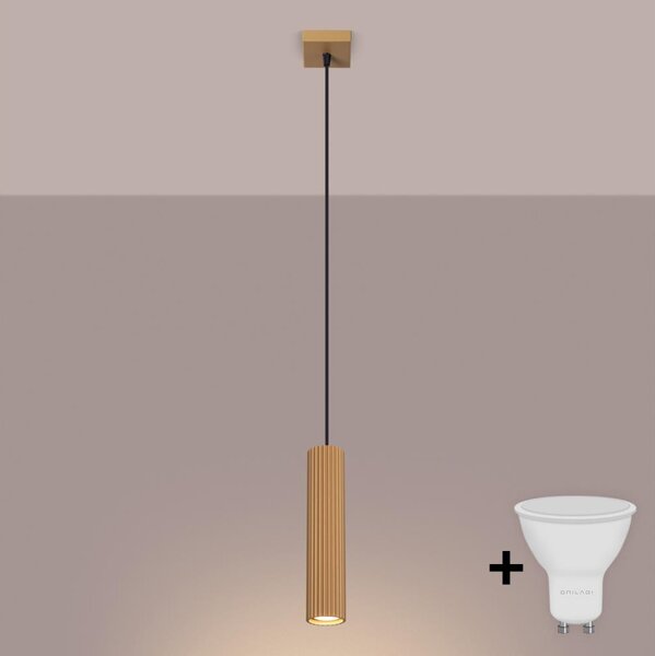 Brilagi - LED полилей на кабел CRESTO 1xGU10/10W/230V златист