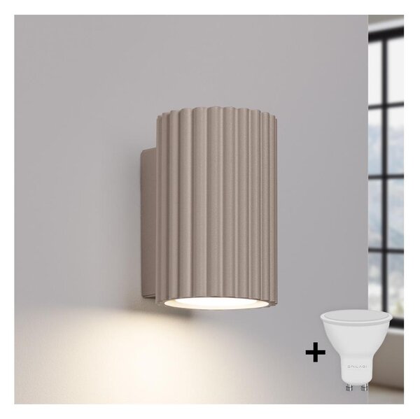 Brilagi - LED стенен аплик CRESTO 1xGU10/10W/230V 10 cm таупе