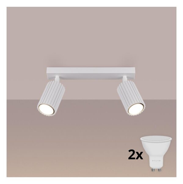 Brilagi - LED точково осветително тяло CRESTO 2xGU10/10W/230V бяло