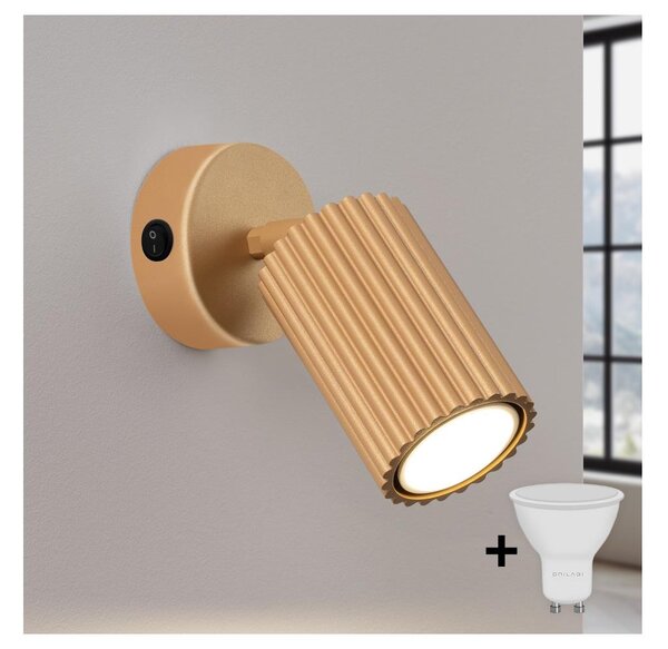 Brilagi - LED стенен спот CRESTO 1xGU10/10W/230V златист