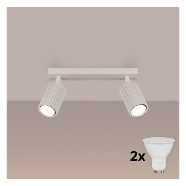 Brilagi - LED спот CRESTO 2xGU10/10W/230V, кремав