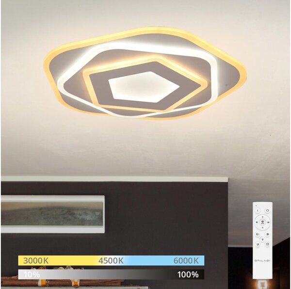Brilagi - LED таванно осветително тяло MODERN MINI LED/53W/230V 3000-6000K + дистанционно управление