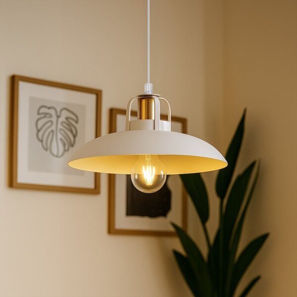 Brilagi - LED Пендел FLAMENGO 1xE27/60W/230V бял